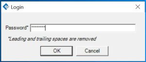 Operator Password Login