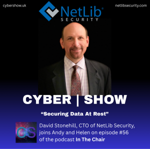David Stonehill, CTO, NetLib Security. Cyber Show Podcast: In the Chair
